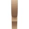 Ekena Millwork 5-inch W x 18-inch D x 24-inch H Ridgewood Rough Cedar Woodgrain TimberThane Knee Brace, Primed BRCUR05X18X24RIDRCPR - alternate 3